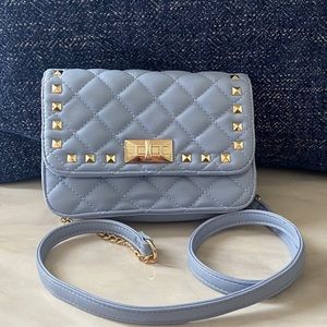 Blue and Gold Crossbody